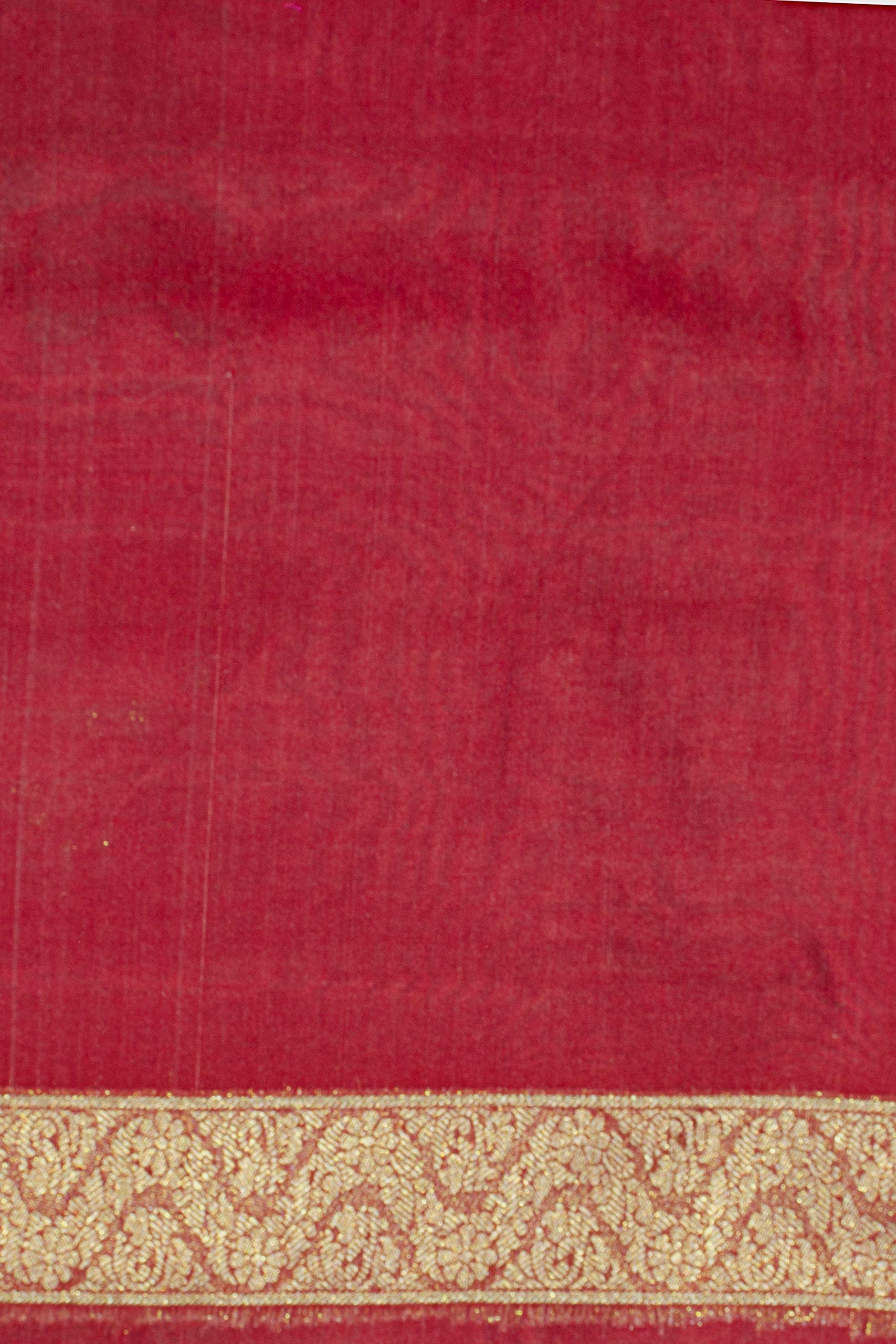 Chandrakala Banarasi Saree for Women with Unstitched Blouse Piece Indian Wear (1088) - Image 5