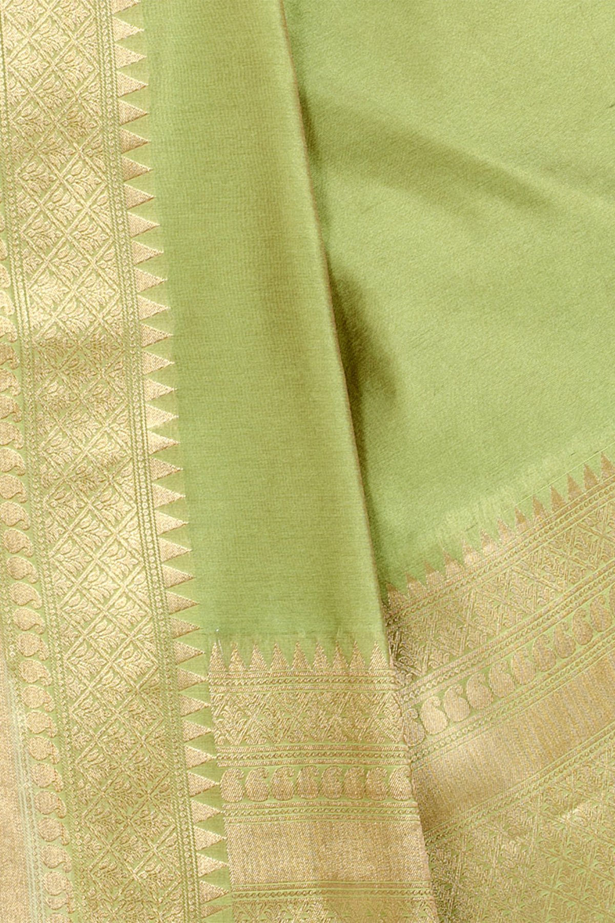 Chandrakala Banarasi Saree for Women with Unstitched Blouse Piece Indian Wear (1258) - Image 4