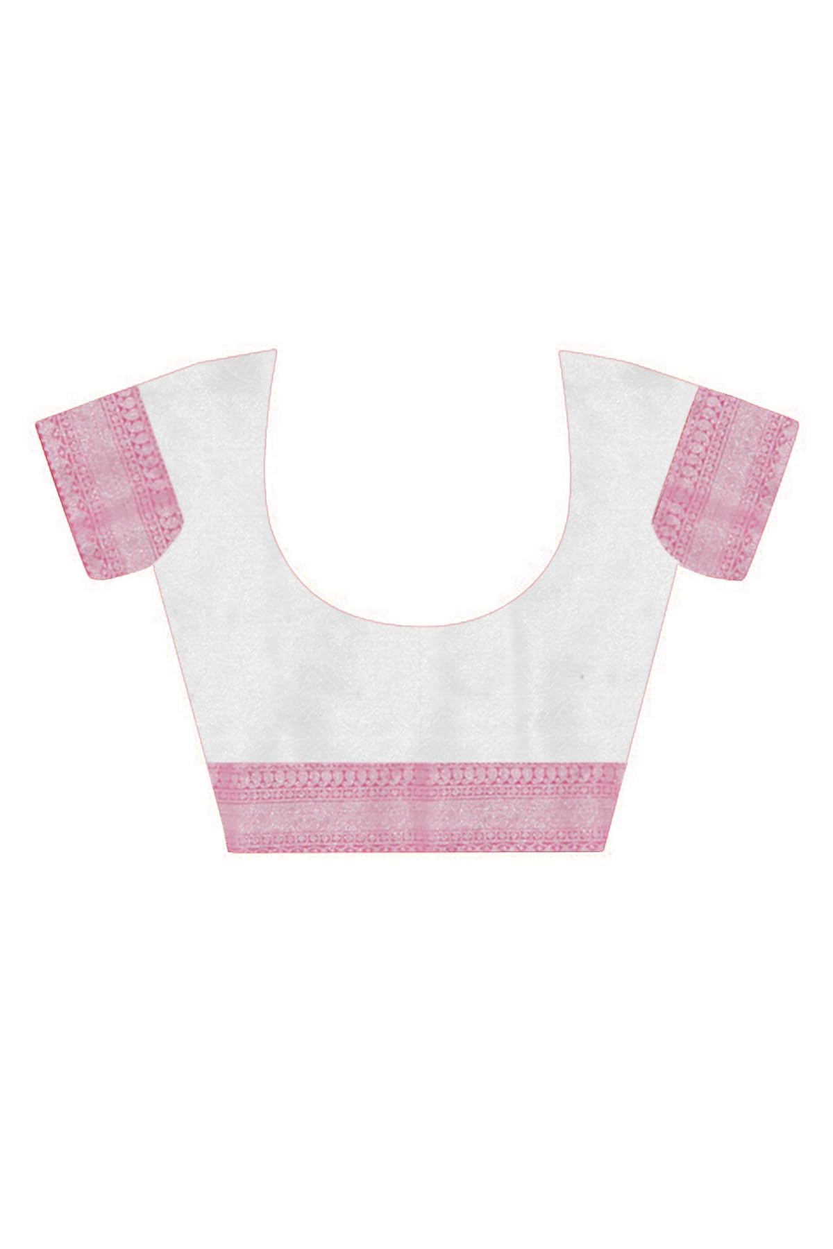 Chandrakala Banarasi Saree for Women with Unstitched Blouse Piece Indian Wear (1421) - Image 6