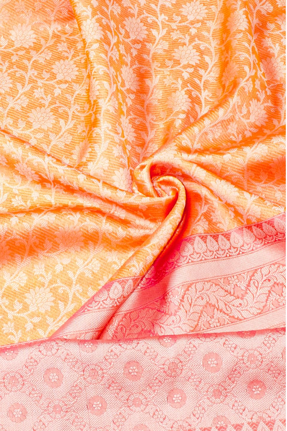 Chandrakala Banarasi Saree for Women with Unstitched Blouse Piece Indian Wear (1421) - Image 4