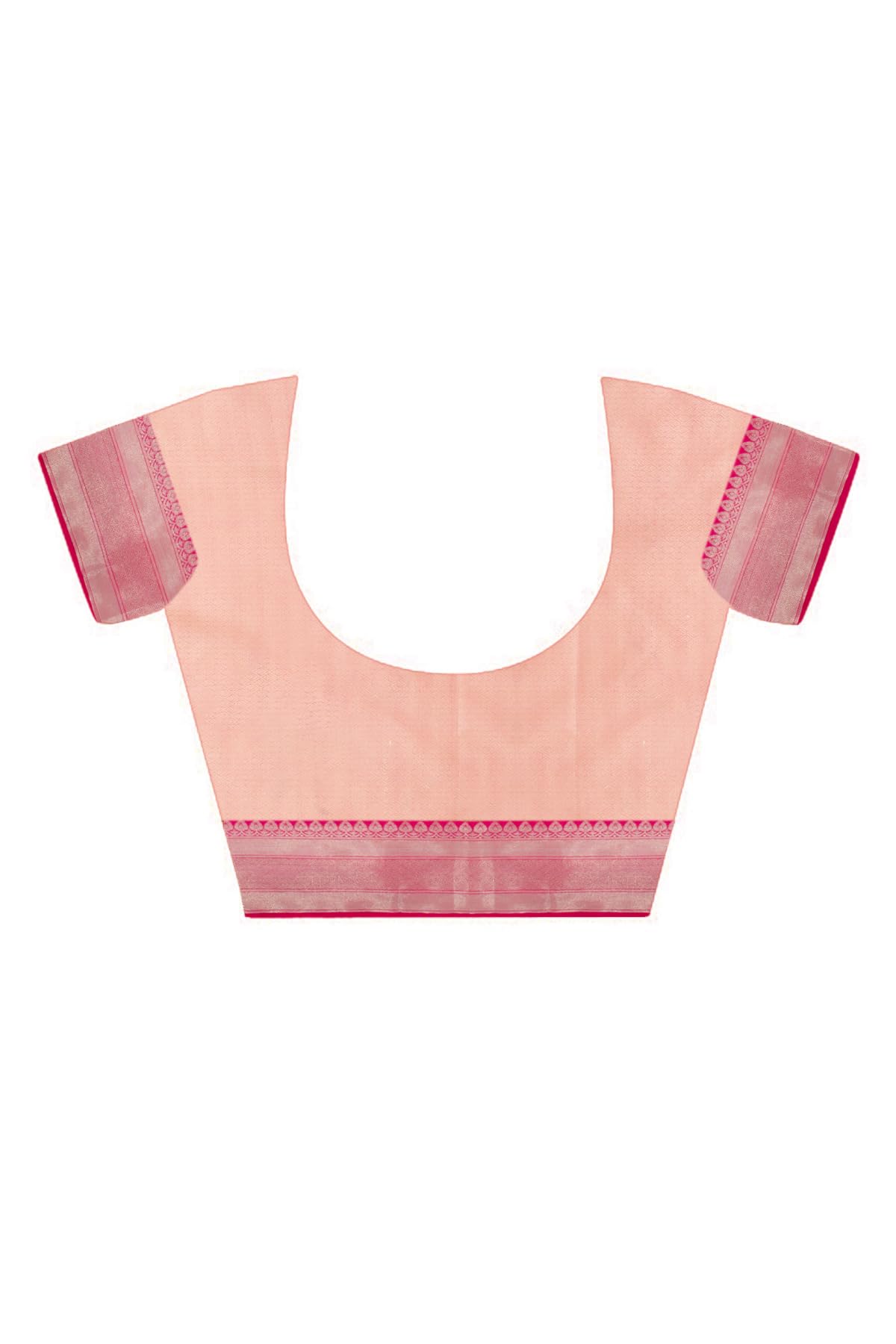 Chandrakala Banarasi Saree for Women with Unstitched Blouse Piece Indian Wear (1421) - Image 7