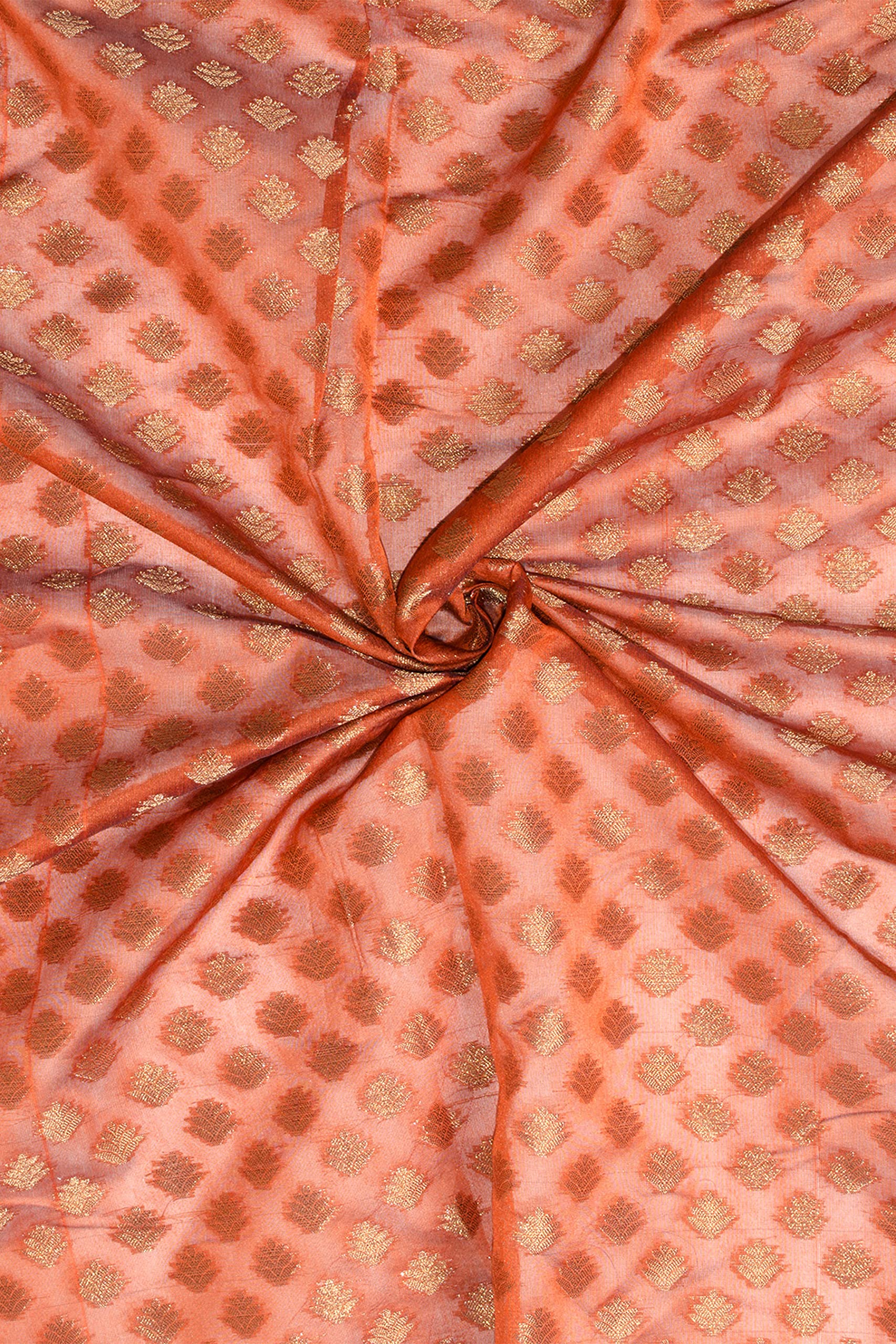 Chandrakala Banarasi Saree for Women with Unstitched Blouse Piece Indian Wear (1428) - Image 4