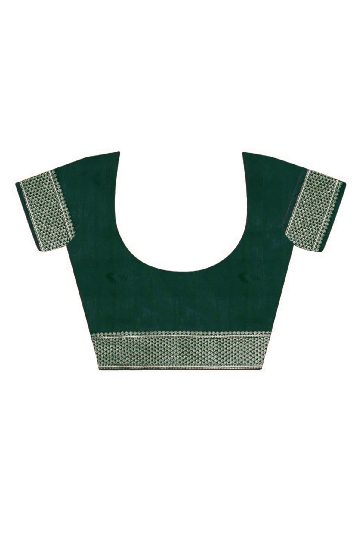 Chandrakala Banarasi Saree for Women with Unstitched Blouse Piece Indian Wear (1440-P) - Image 6