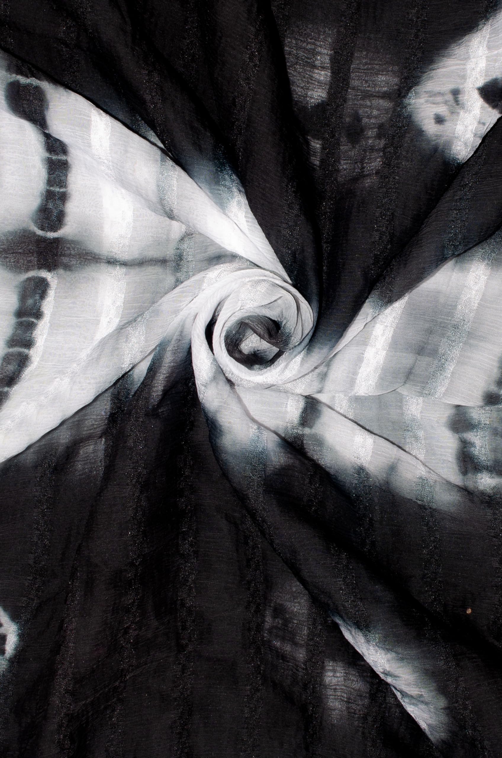 Chandrakala Chiffon Dupatta for Women, Shawl Scarf Wrap Chunni (D288-P) - Image 4