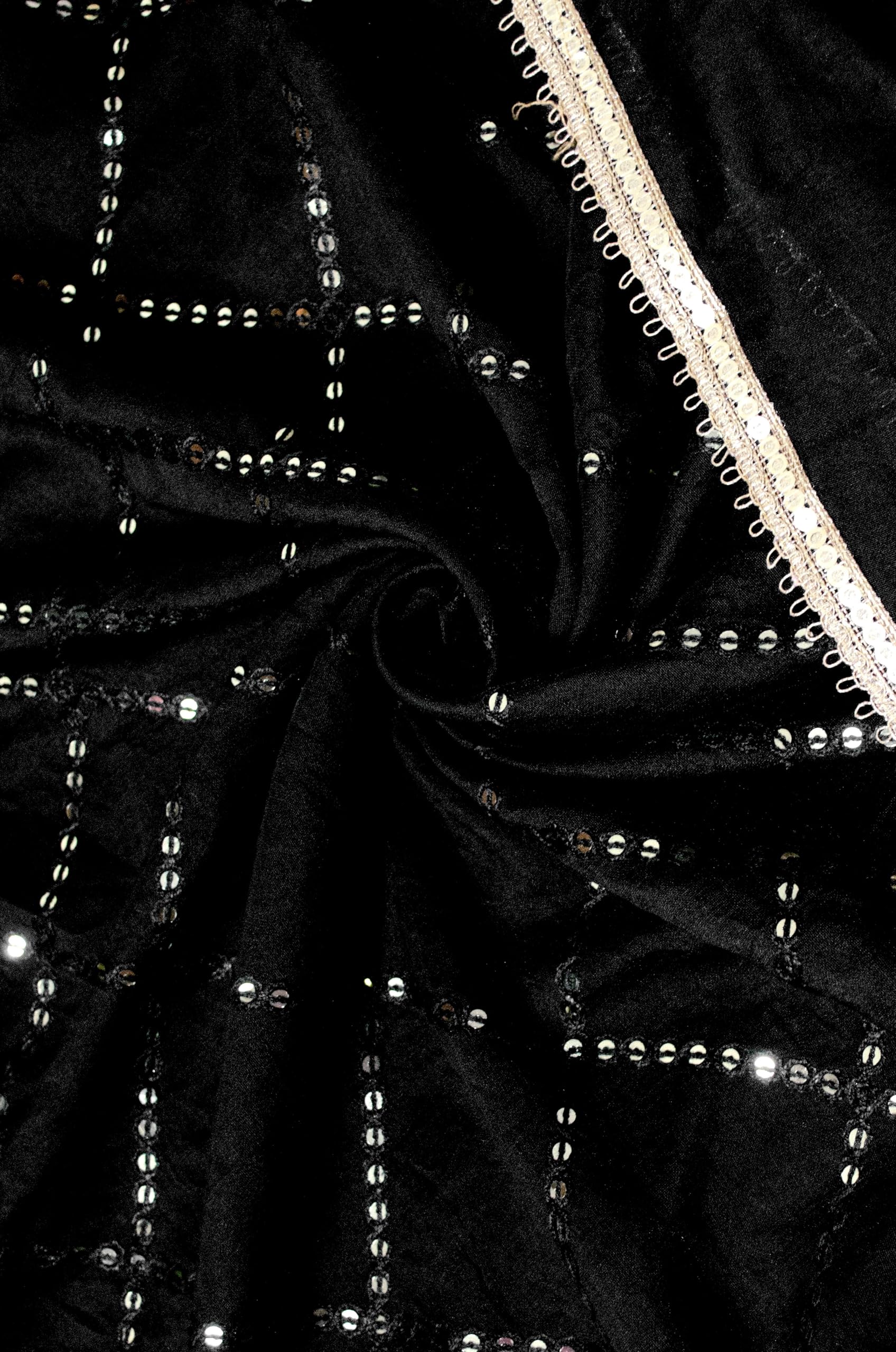 Chandrakala Cotton Blend Dupatta for Women, Shawl Scarf Wrap Chunni (D286-P) - Image 4