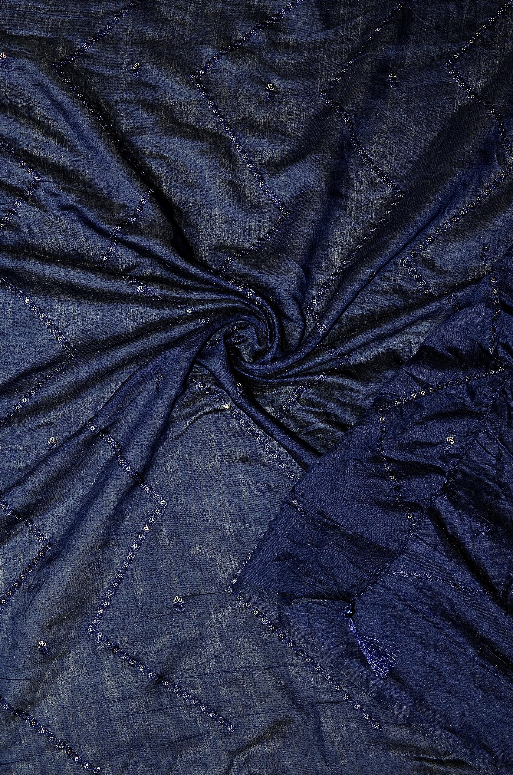 Chandrakala Cotton Dupatta for Women, Shawl Scarf Wrap Chunni (D254-P) - Image 4