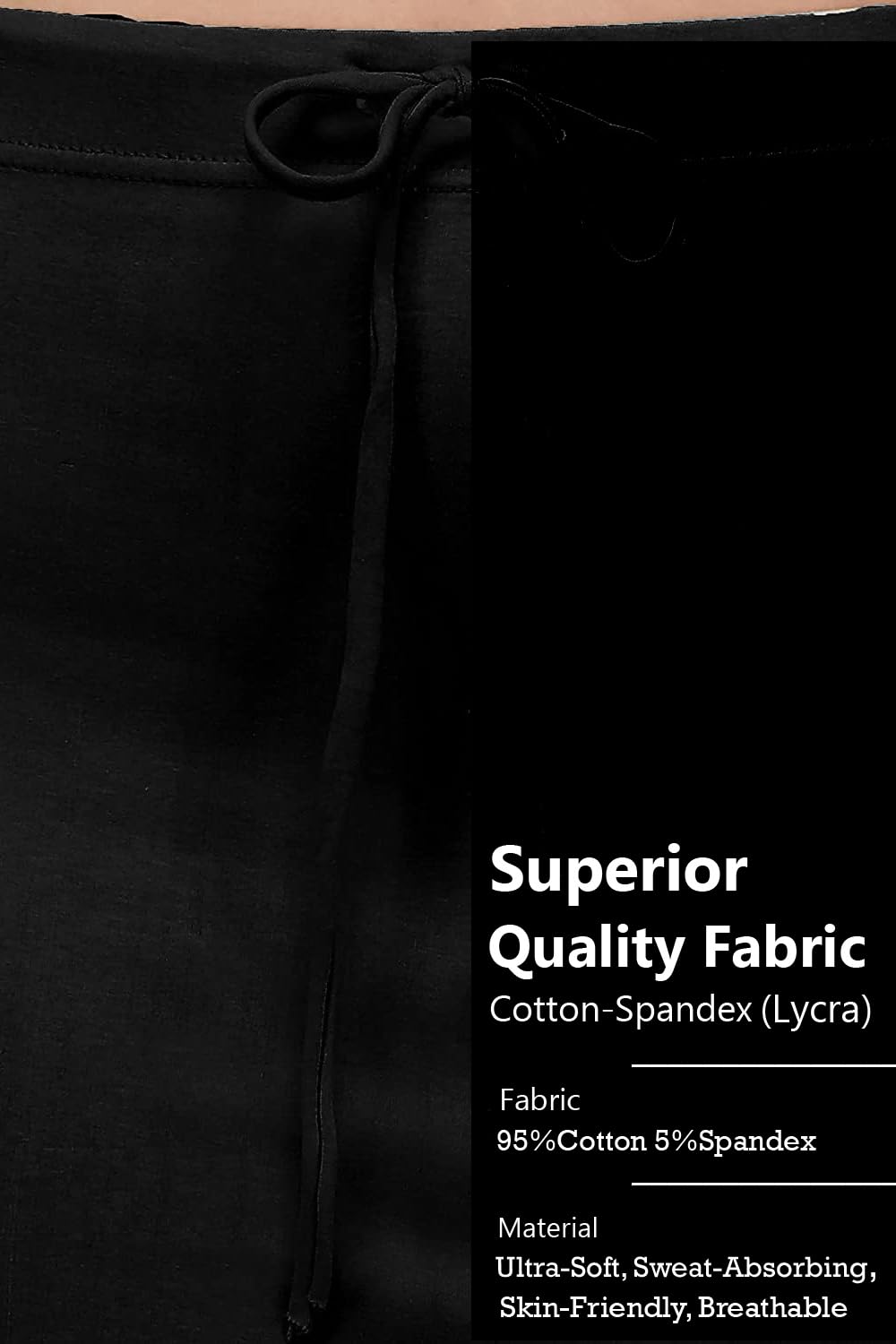 Chandrakala Cotton Saree Shapewear for Women Seamless Stretchable Mermaid Sari Shaper Petticoat Girls (S117-P) - Image 5