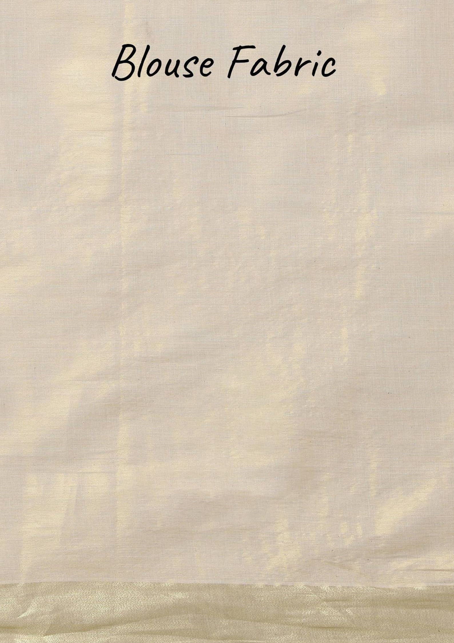 Chandrakala Kerala Kasavu Printed Saree for Women with Unstitched Blouse Piece Indian Wear (1371-P) - Image 5