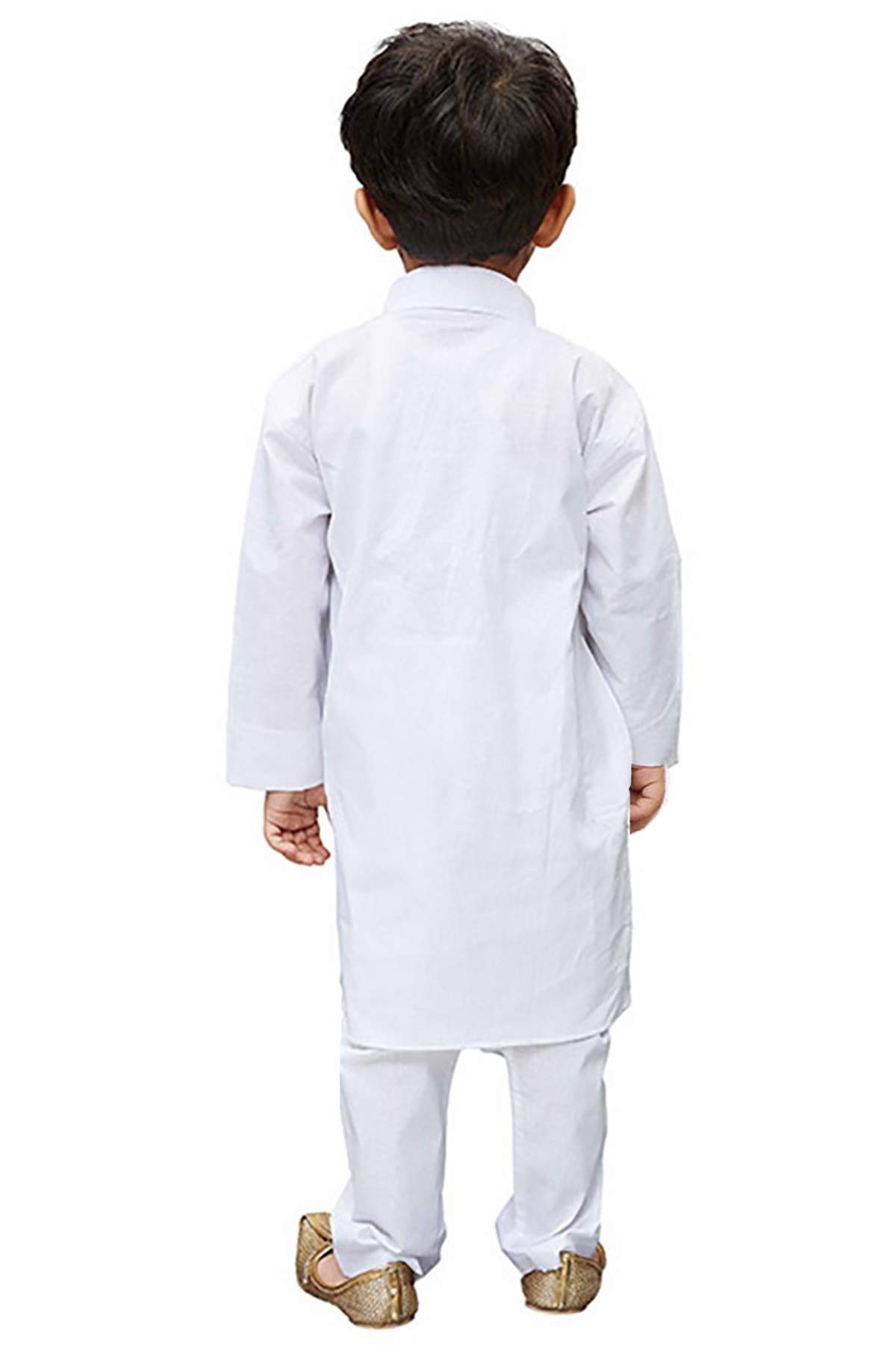 Chandrakala Kids Kurta Pyjama Set for Boys Indian Traditional Party Wear Bollywood Style Wedding Dress, (KK101) - Image 4