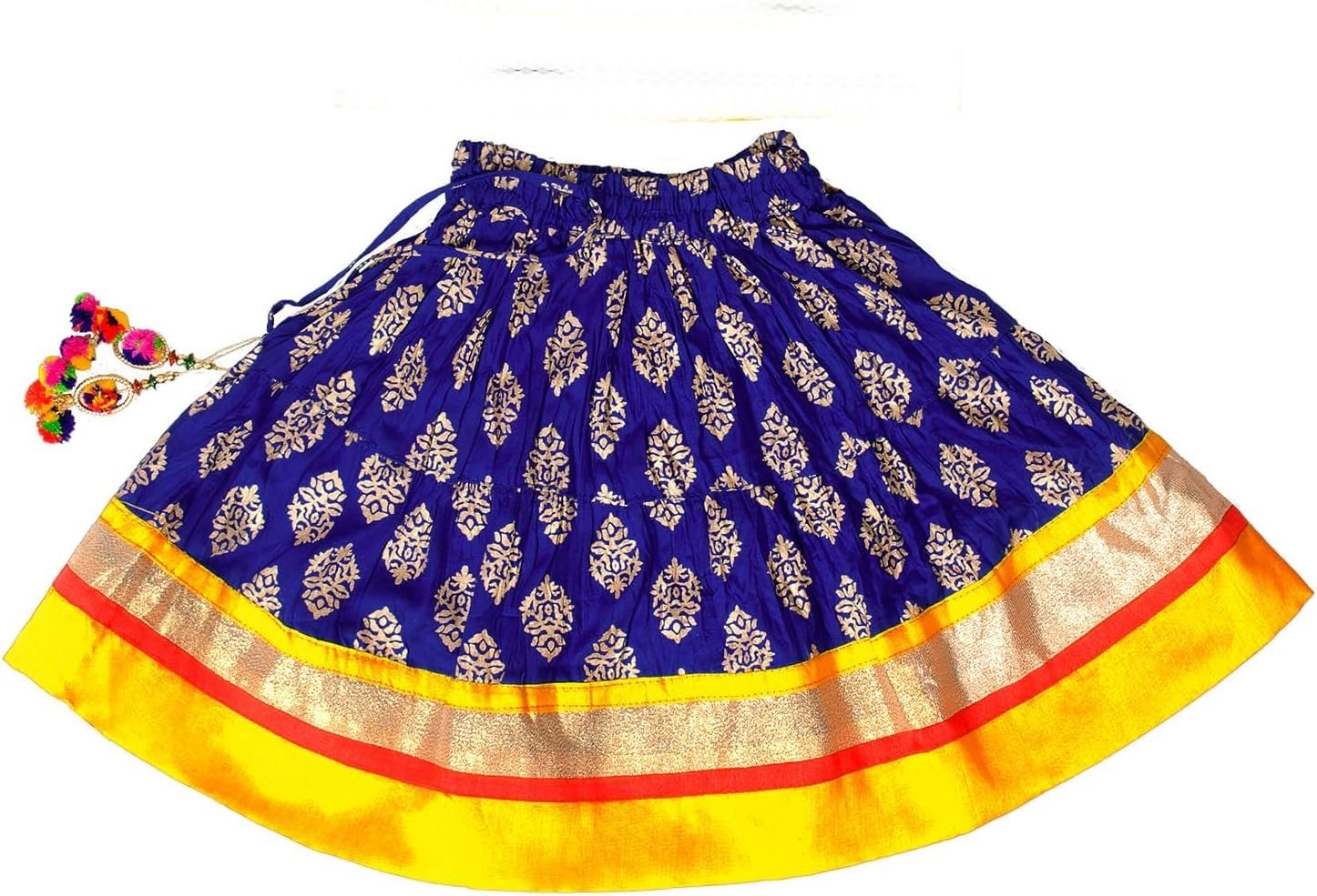 Chandrakala Kids Lehenga Choli Set for Girls (KL101-P) - Image 5