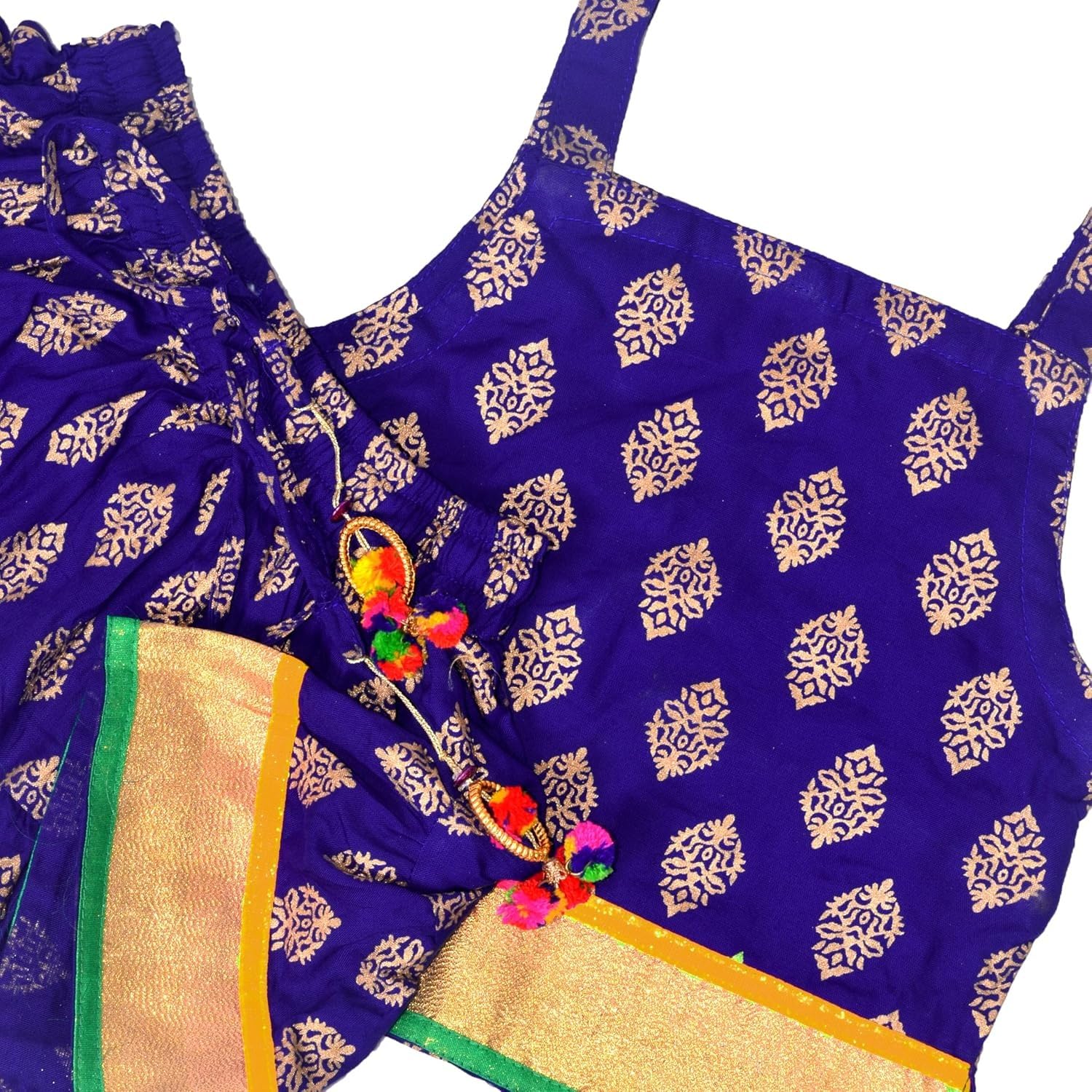 Chandrakala Kids Lehenga Choli Set for Girls (KL101-P) - Image 6
