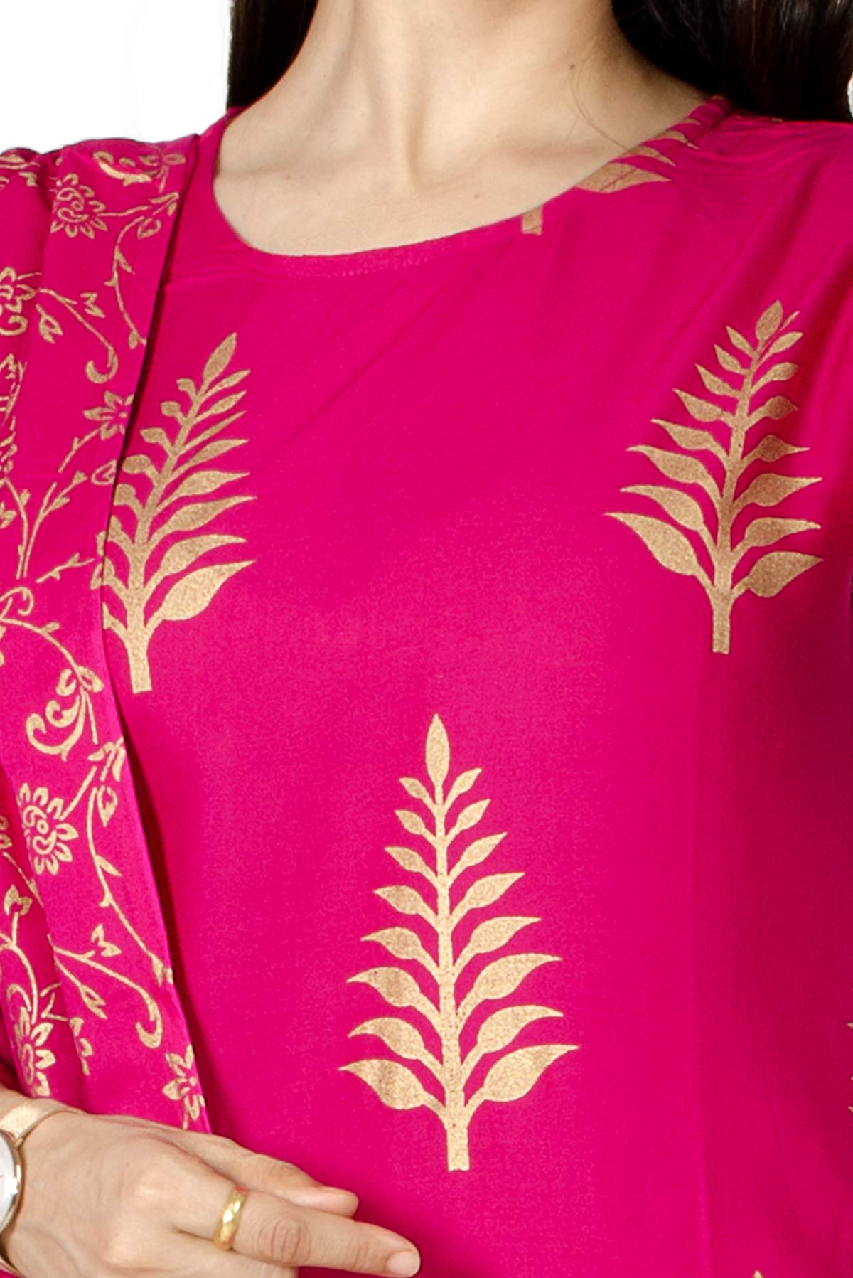 Chandrakala Kurti Palazzo Pant with Dupatta Suit Set for Women (K176-P) - Image 6