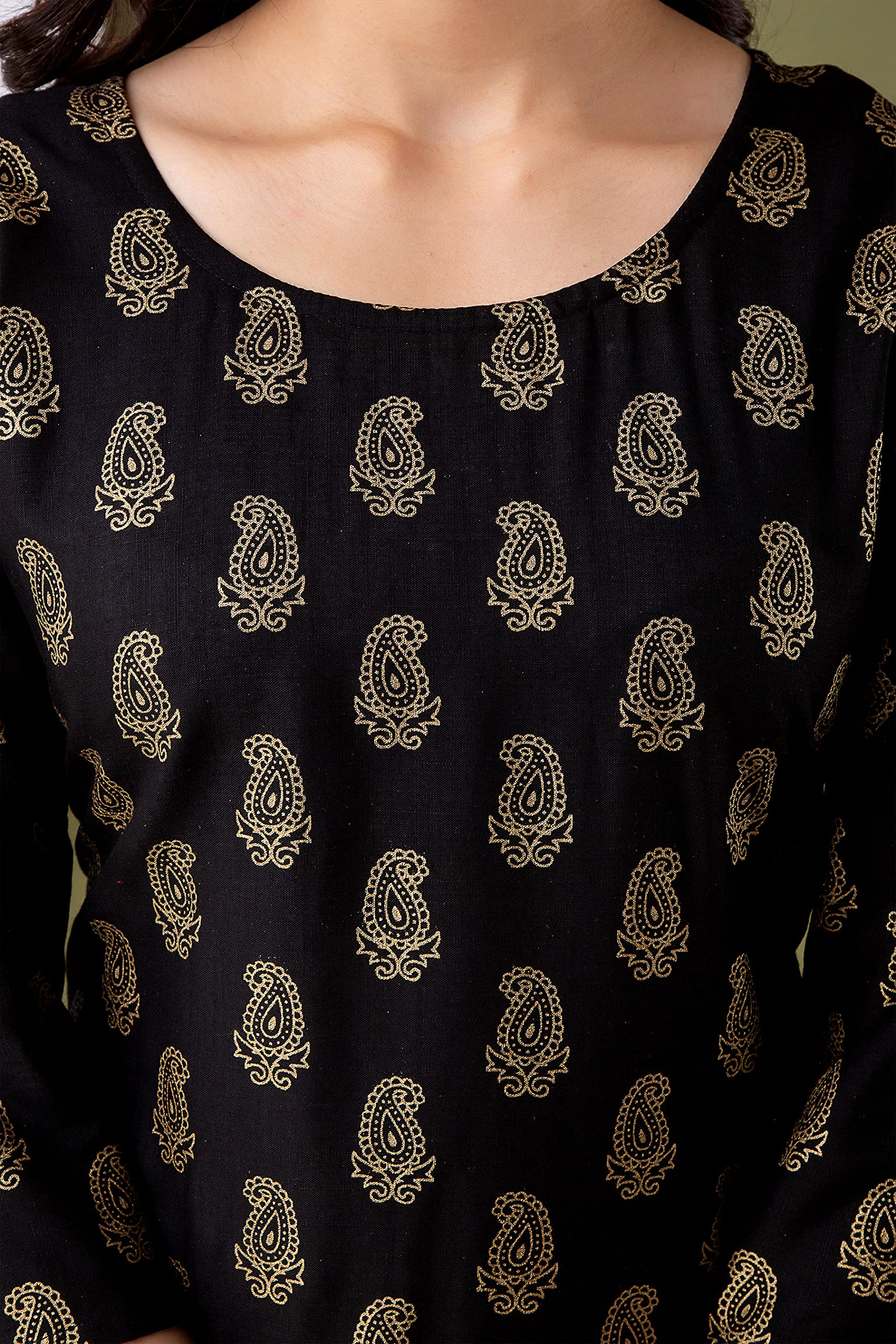 Chandrakala Kurti Sharara Set For Women Rayon Tunic Suit Sets Indian Summer Dress, (K163-P) - Image 5