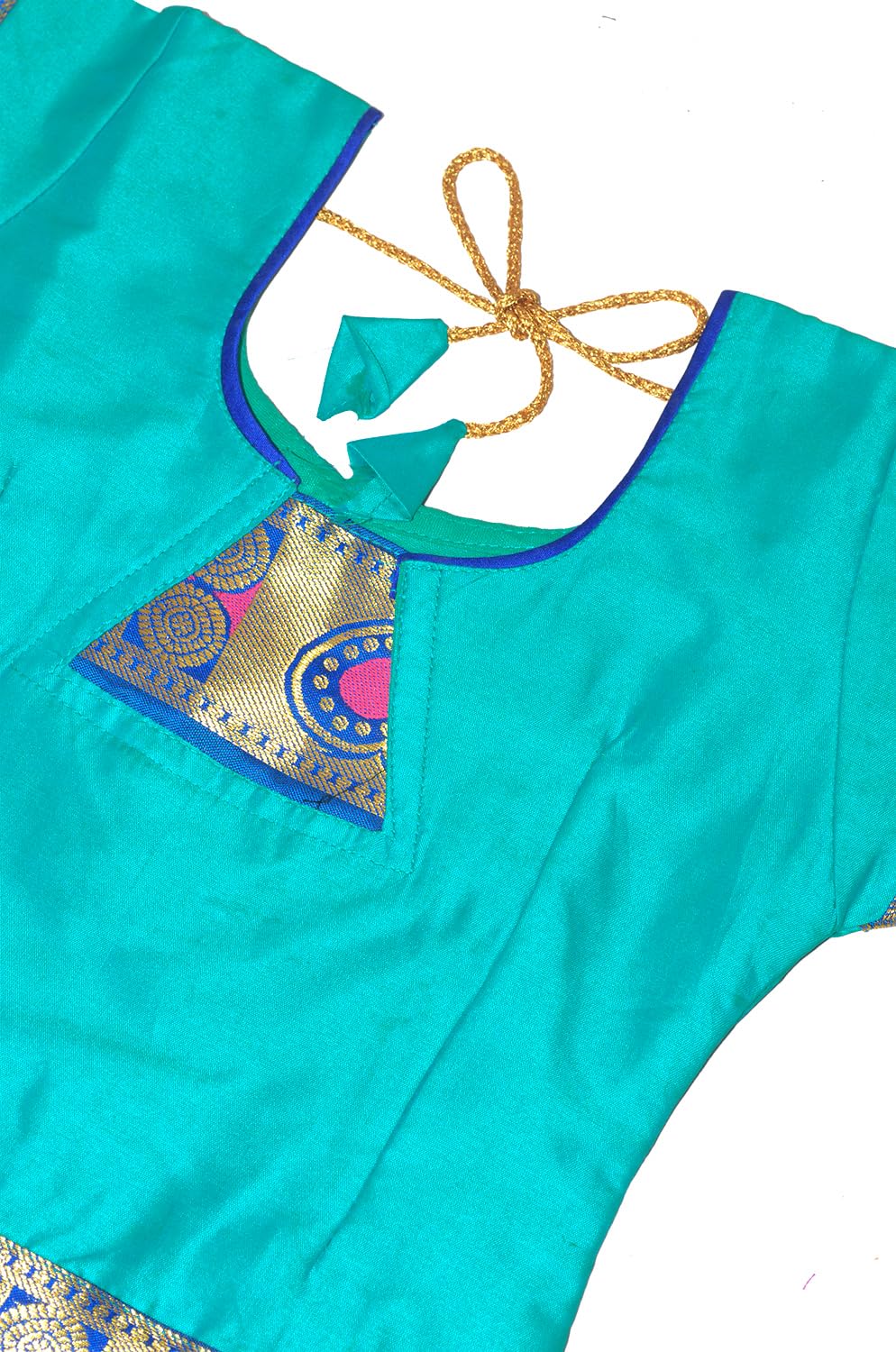 Chandrakala Lehanga Pattu Pavadai For Girls Kids South Indian Dress, (KL113-P) - Image 5