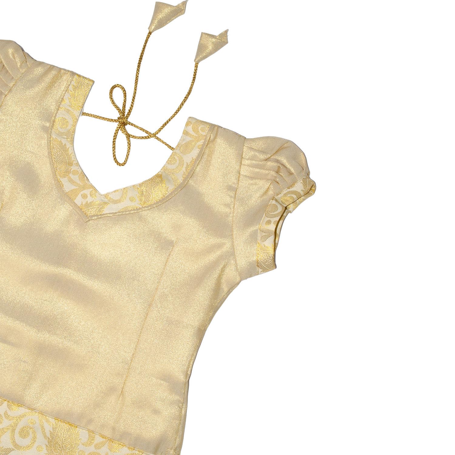 Chandrakala Lehanga Pattu Pavadai For Girls Kids South Indian Dress, (KL115-P) - Image 3