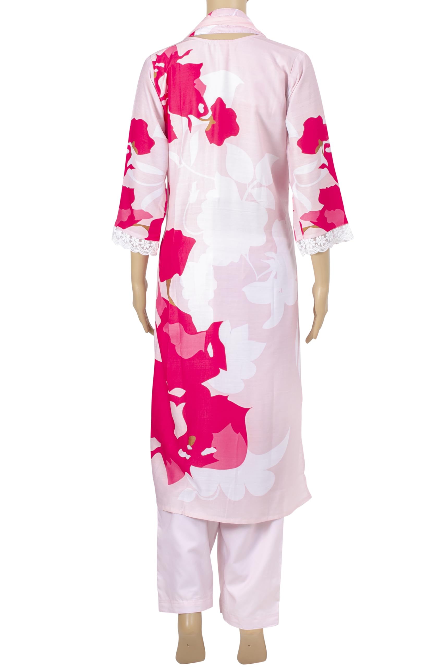 Chandrakala Printed Kurta Pant Set for Women With Dupatta (K242-P) - Image 3