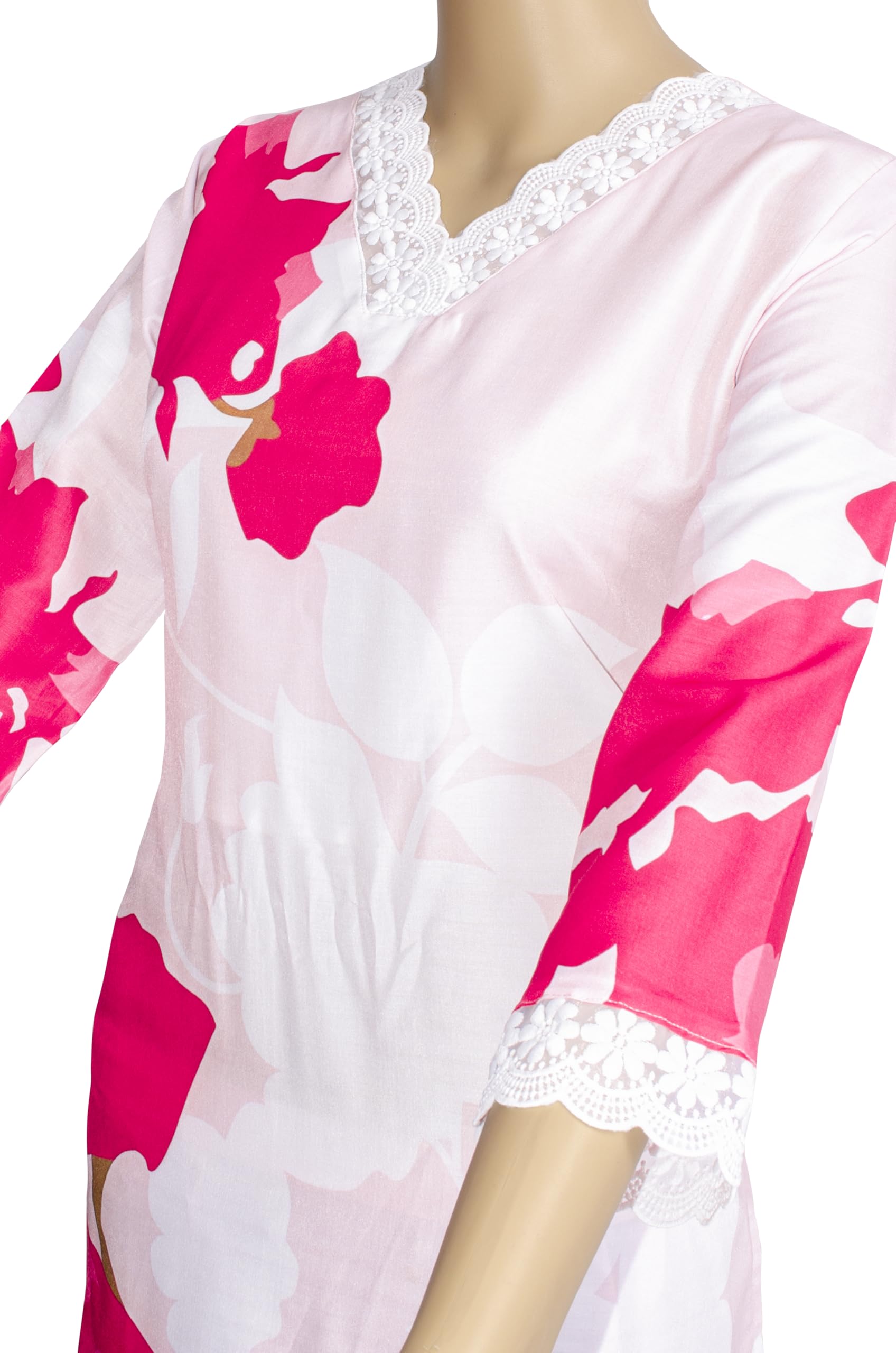 Chandrakala Printed Kurta Pant Set for Women With Dupatta (K242-P) - Image 4