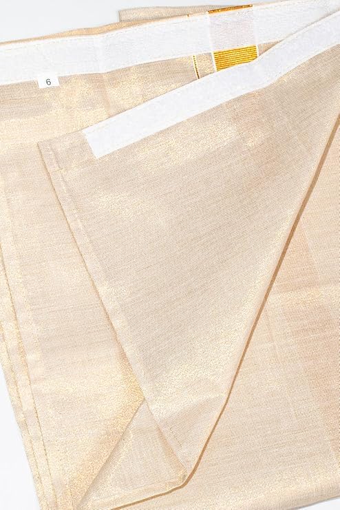 Chandrakala Shirt Dhoti Set for Boys Half Sleeve Tissue Jari South Indian Dress (KB103-P) - Image 6