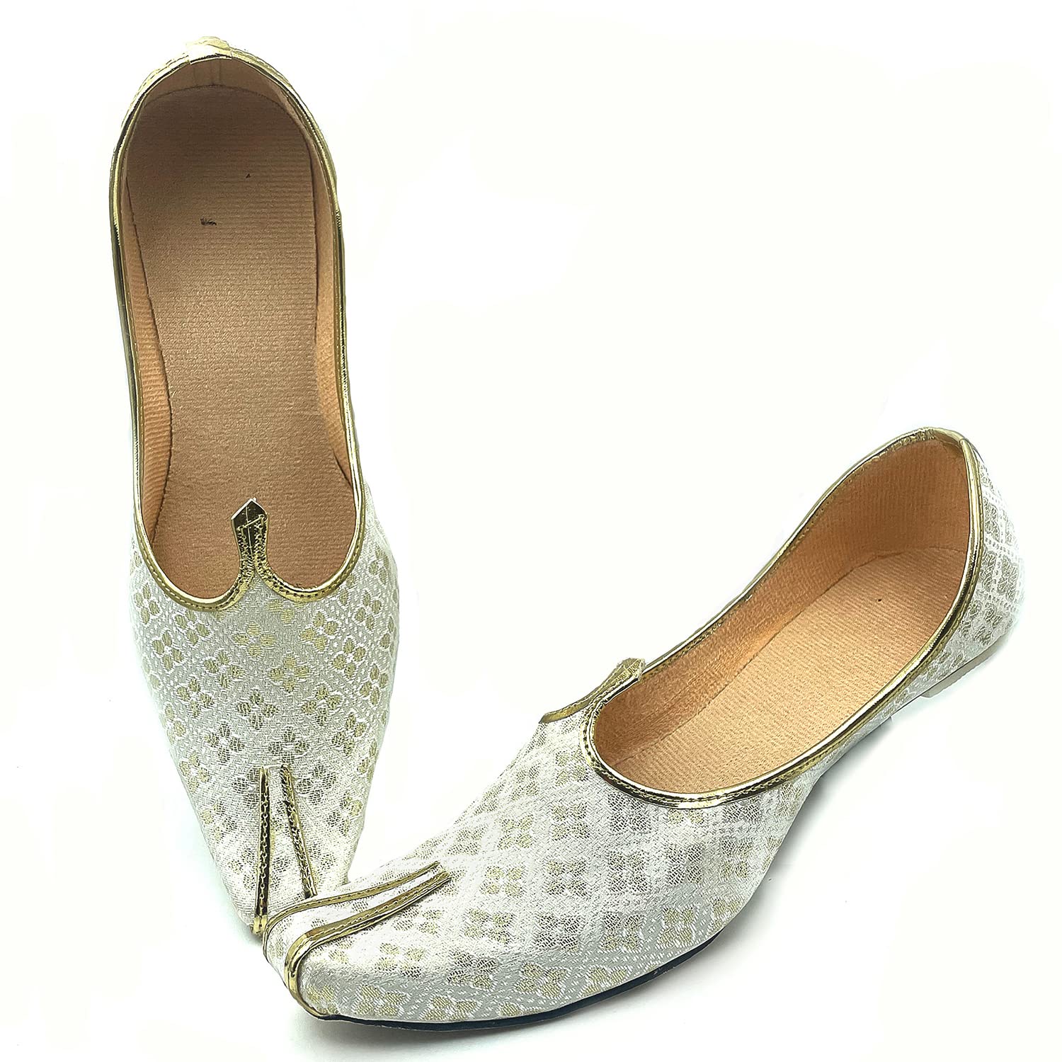Chandrakala Wedding Nagra Shoes for Men Flats Punjabi Jutti (MF101) - Image 3