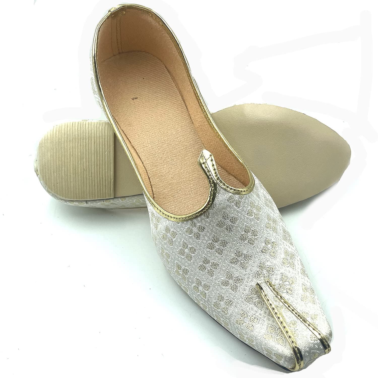 Chandrakala Wedding Nagra Shoes for Men Flats Punjabi Jutti (MF101) - Image 4