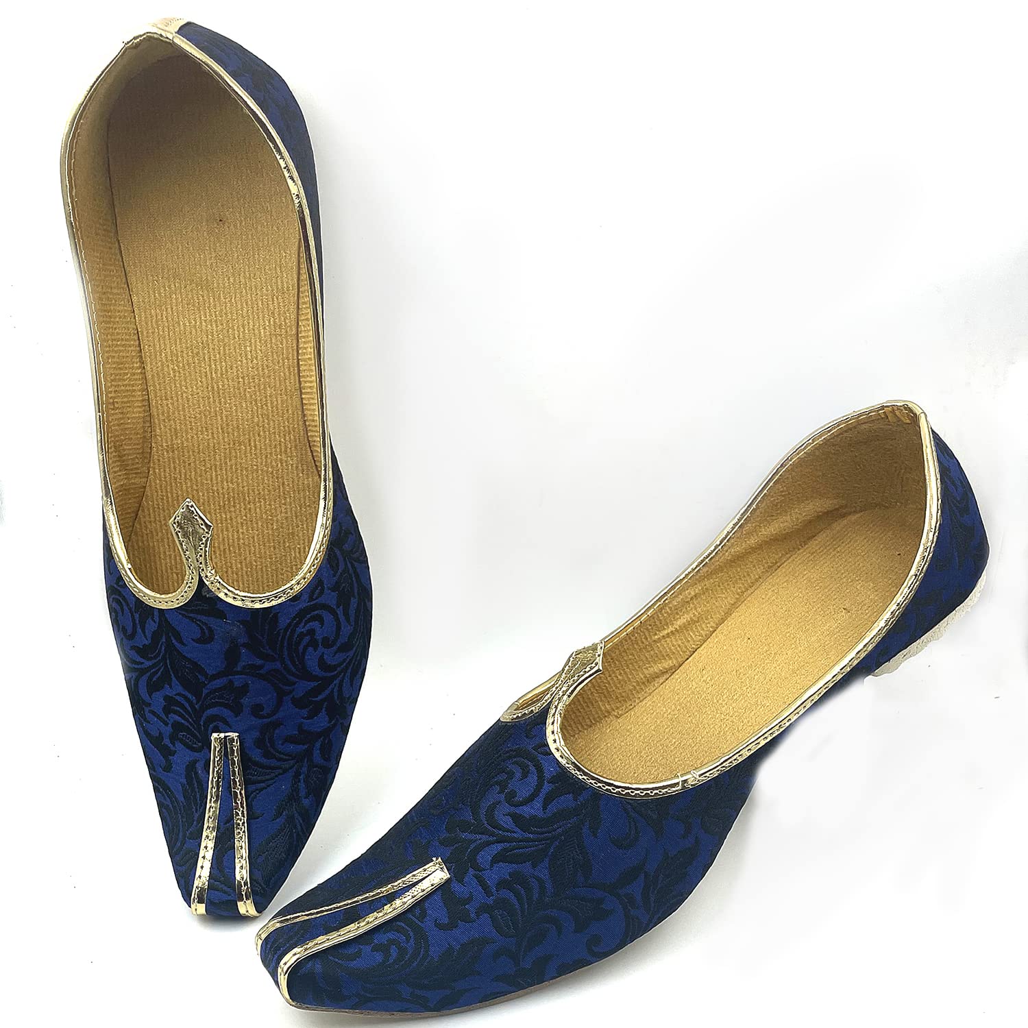 Chandrakala Wedding Nagra Shoes for Men Flats Punjabi Jutti (MF101) - Image 3