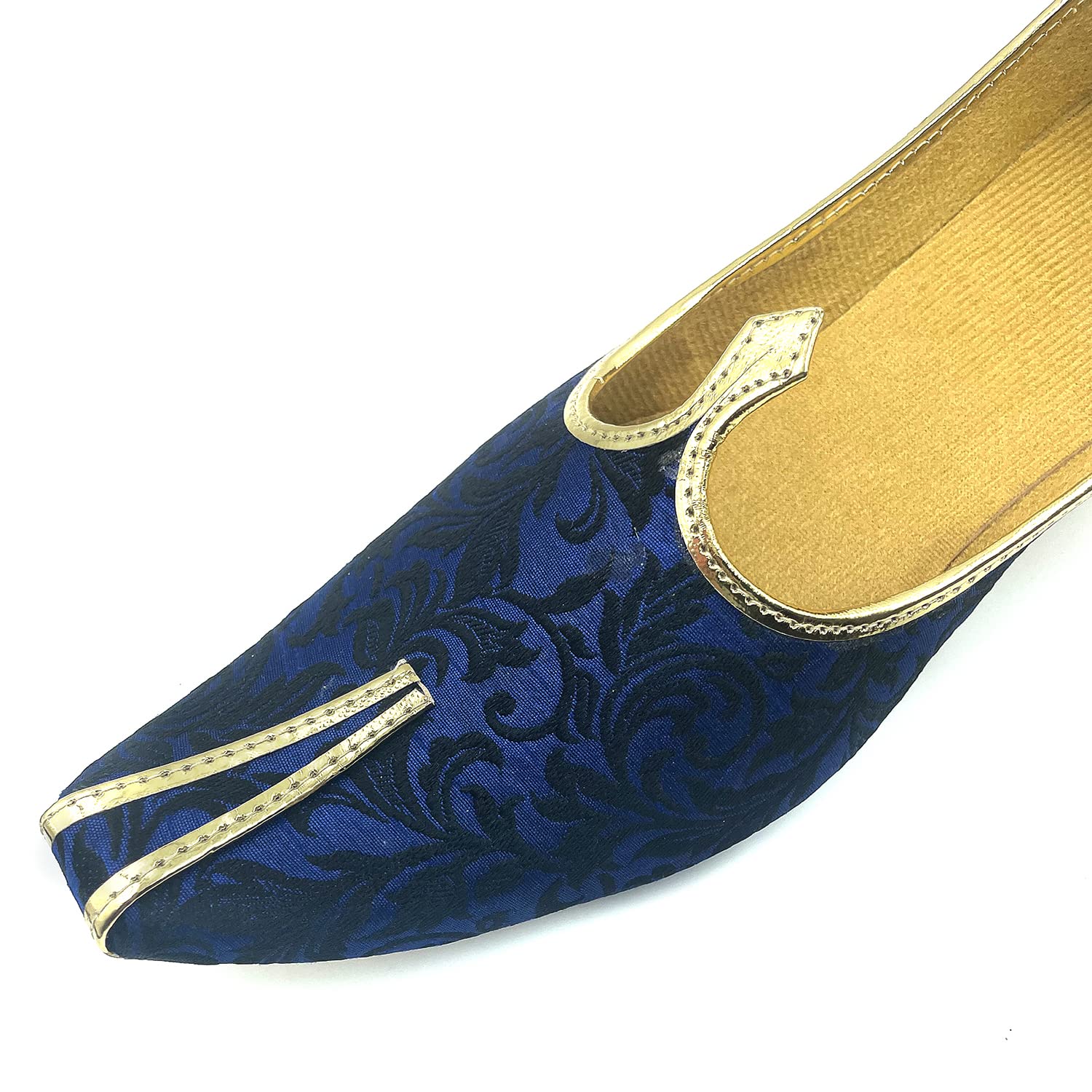 Chandrakala Wedding Nagra Shoes for Men Flats Punjabi Jutti (MF101) - Image 5